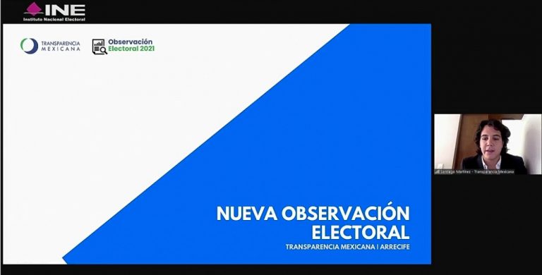 Santiago Martínez, Transparencia Mexicana.