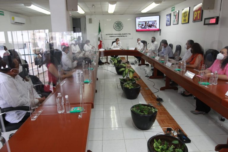 Reunión con la estructura de la junta local.