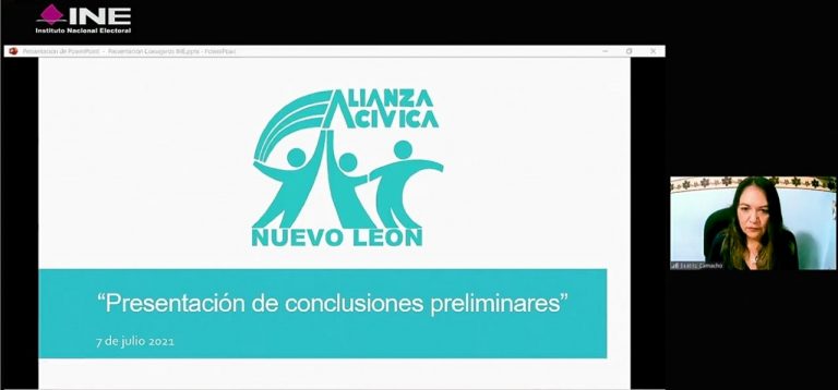 Beatriz Camacho, Alianza Cívica Nuevo León A.C.