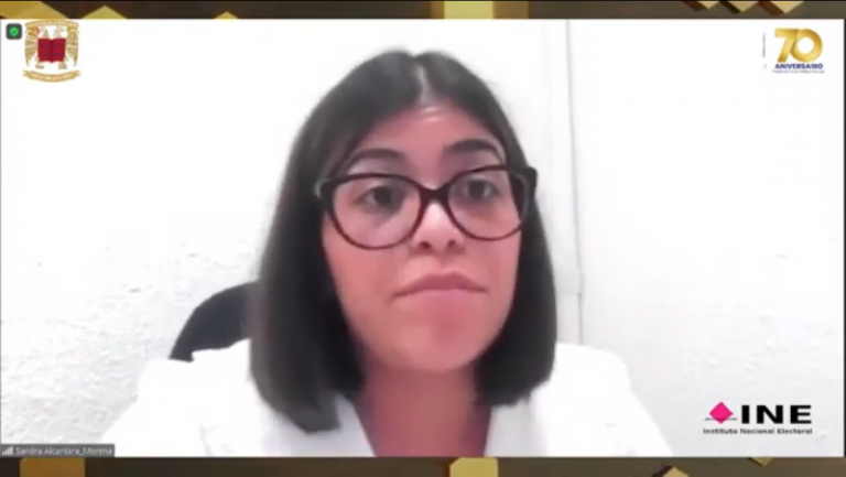 Sandra Edith Alcántara Mejía, Representante de MORENA ante el comité de Radio y Televisión del INE.