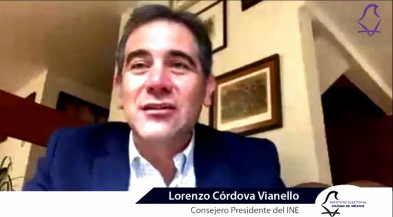 Lorenzo Córdova Vianello, Consejero Presidente del INE.