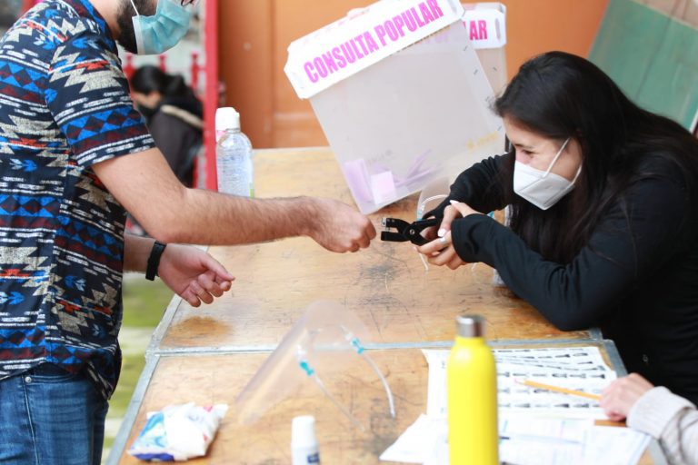 Mesas receptoras Consulta Popular