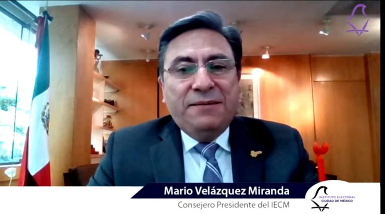 Mario Velázquez Miranda, Consejero Presidente  del IECM.