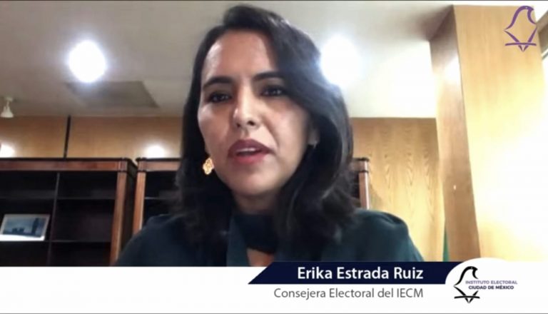 Erika Estrada Ruíz, Consejera Electoral del IECM.