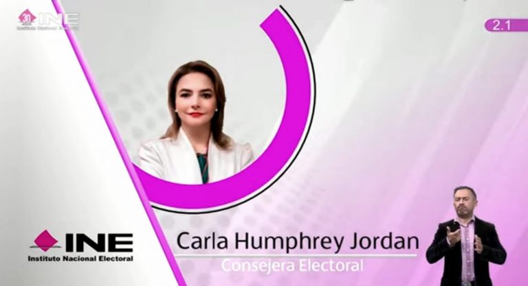 Carla Humphrey Jordan, Consejerav Electoral.
