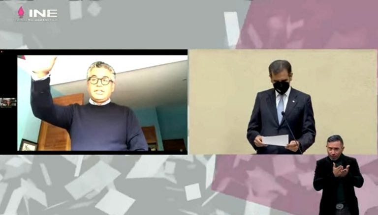 Toma de Protesta de Marco Antonio Gómez Alcantar como representante propietario del PVEM