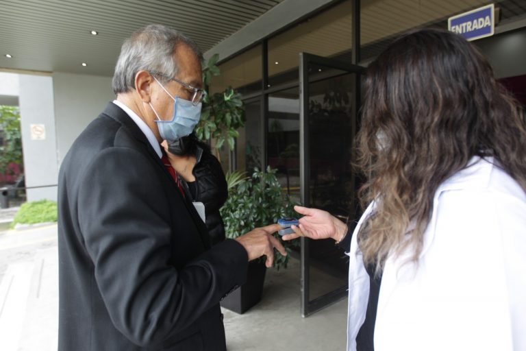 Se instalo un cerco sanitario para los trabajadores del INE.