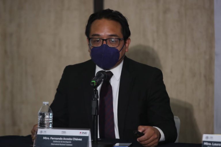 Fernando Acosta Chávez, Subdirector de Investigación del Observatorio Nacional Ciudadano.