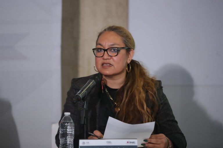 Claudia Arlett Espino, Presidenta Provisional del Consejo General del Instituto Estatal Electoral del Estado de Chiuhuahua.