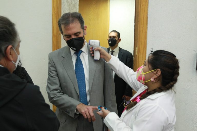 El INE estableció un cerco sanitario