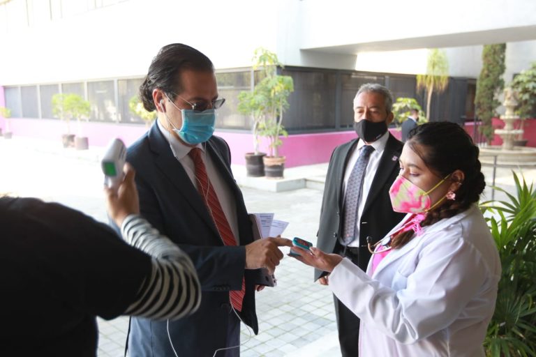 El INE estableció un cerco sanitario