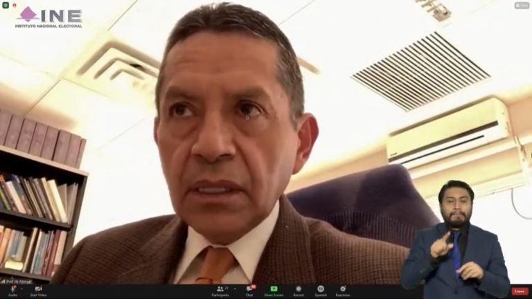 Manuel Carrillo Poblano, Coordinador de Asuntos Internacionales del INE.