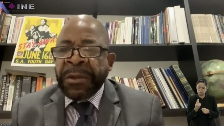 Terry Tselane, Instituto de Servicios de Gestión Electoral en África.