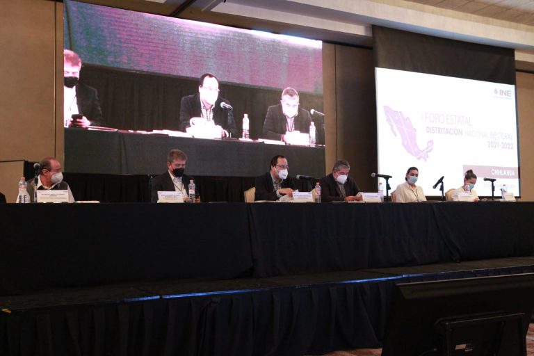 Foro de Distritación Nacional Electoral, realizado en el estado de Chihuahua.
