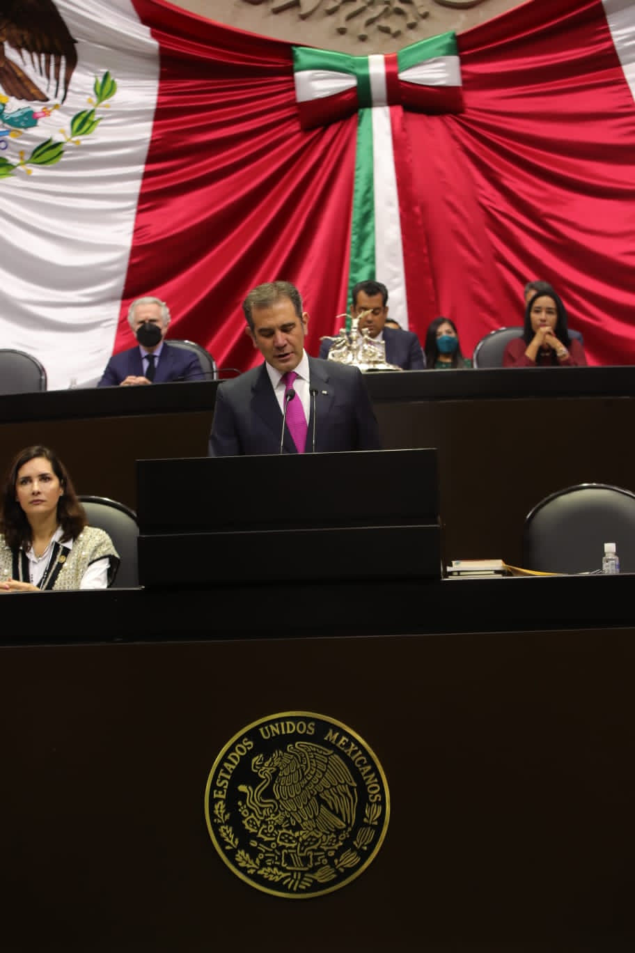 Presentación de Lorenzo Córdova, del anteproyecto de Presupuesto del INE  para el ejercicio 2022 - Central Electoral