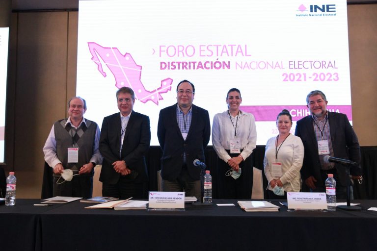 Foro de Distritación Nacional Electoral, realizado en el estado de Chihuahua.