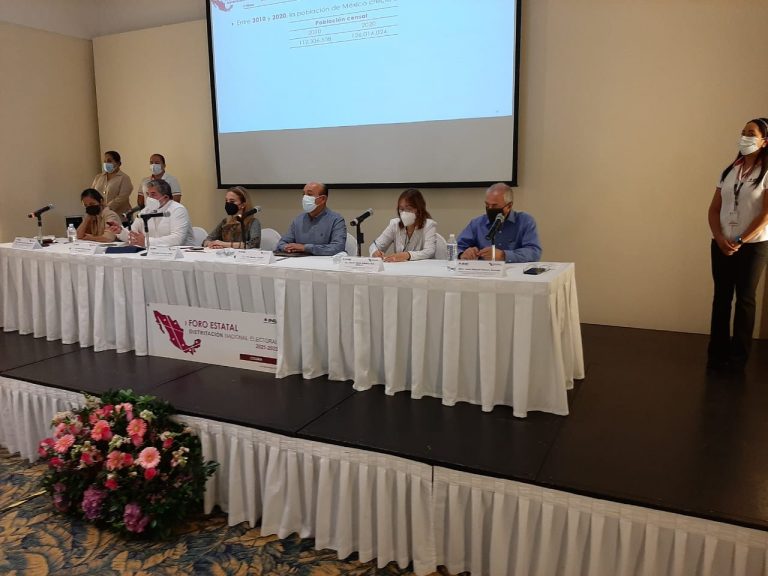 Foro Distritación Nacional Electoral realizado en el estado de Colima.