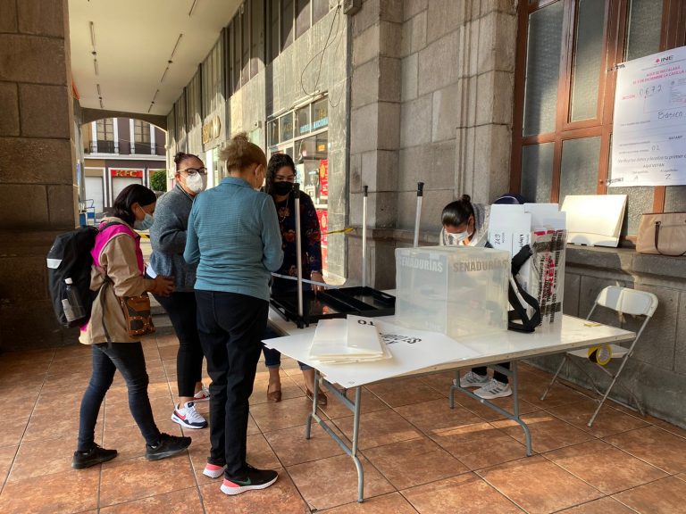 Instalación de casillas.