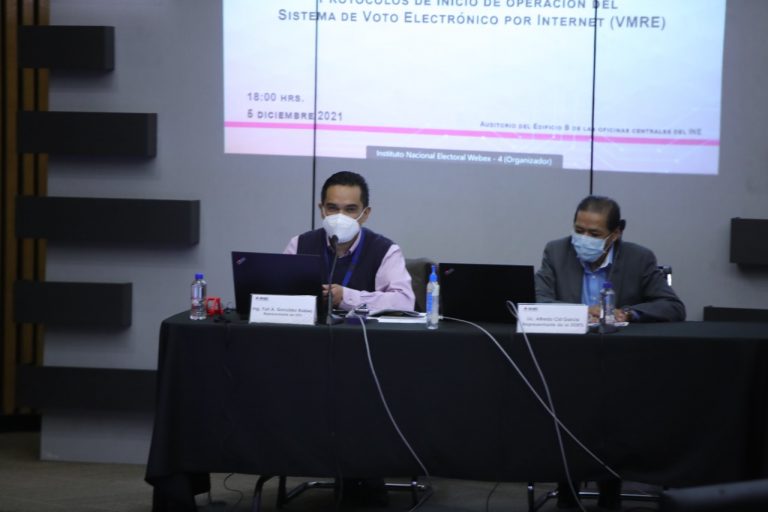 Protocolos de inicio de operación del sistema de voto electrónico por internet (VMRE).