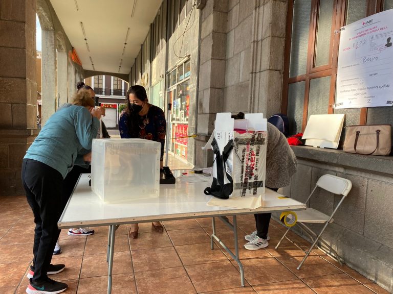 Instalación de casillas.