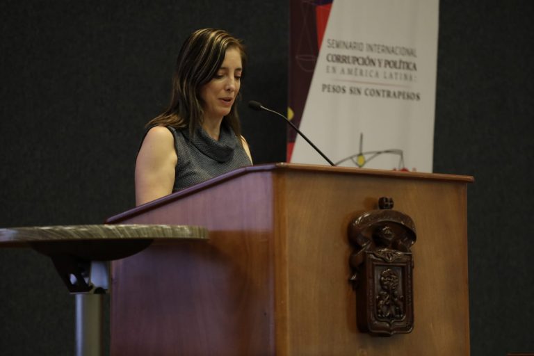 Lourdes Morales, Coordinadora por la Red por la Rendición de Cuentas.