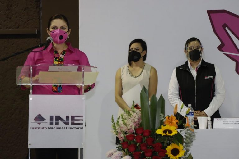 Rosselvy del Carmen Domínguez Arévalo, Consejera Presidenta del Instituto Electoral Local y de Participación Ciudadana de Tabasco.