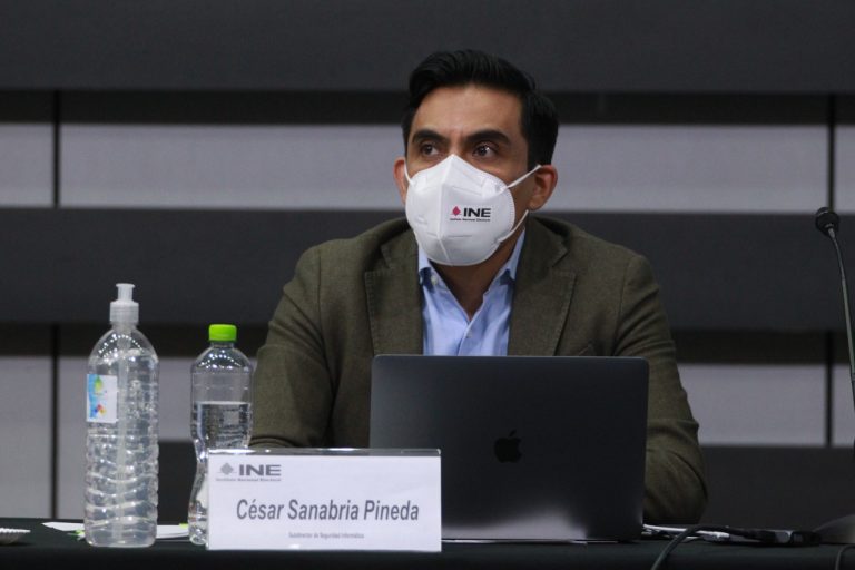 César Sanabria Pineda, Subdirector de Seguridad Tecnológica del Registro Federal de Electores del INE.