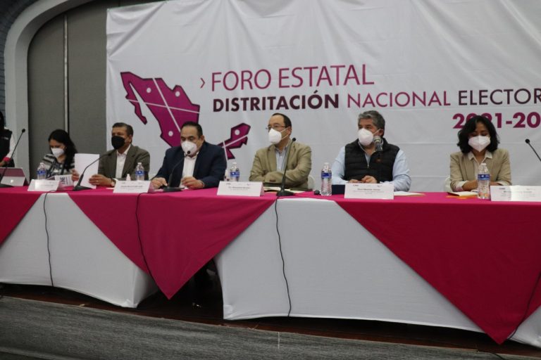 Foro Estatal de Distritación electoral Nacional.