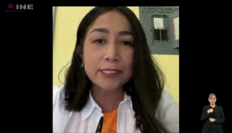 Lidia Rojas Fabro, Coordinadora Estatal del Partido Movimiento ciudadano.