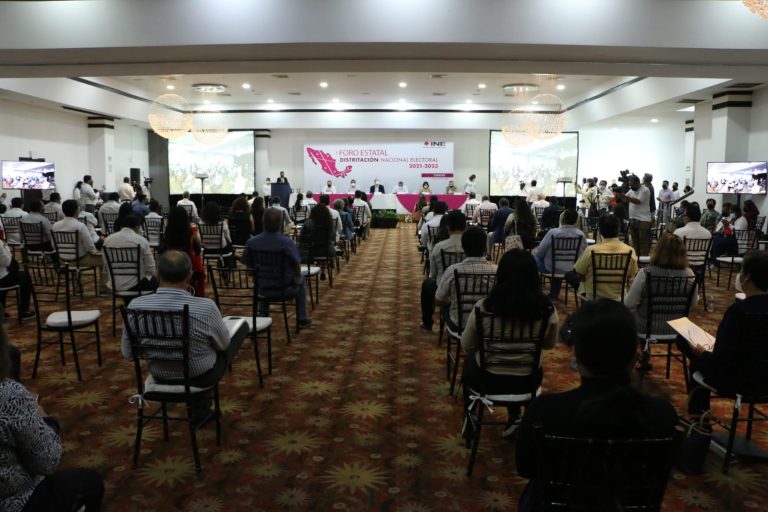 Foro de Distritación Electoral Nacional, realizado en el estado de Chiapas.