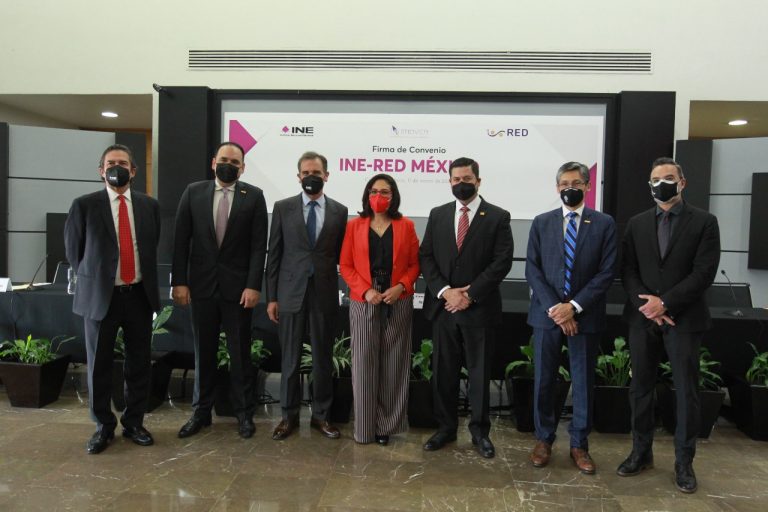 FIRMA DE CONVENIO MARCO DE COLABORACIÓN INE- RED MÉXICO