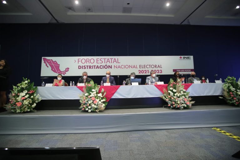 Foro de Distritación Nacional Electoral, realizado en San Luis Potosí.
