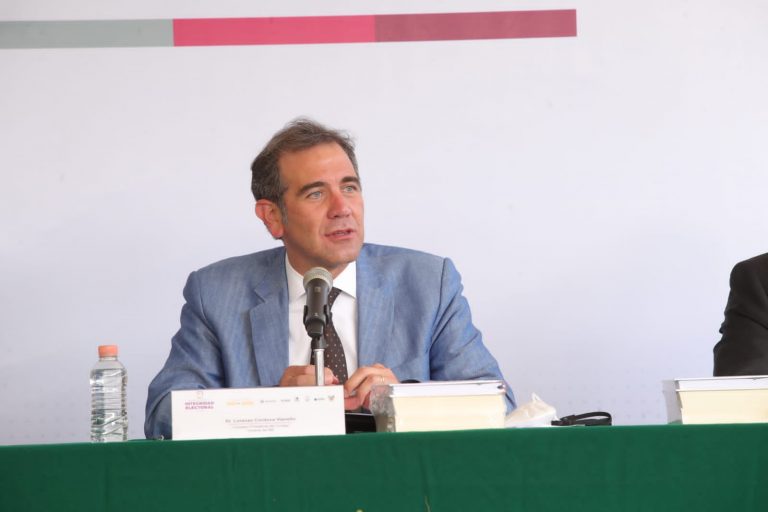 Lorenzo Córdova Vianello, Consejero Presidente del INE en la Firma del Acuerdo por la Integridad Electoral.