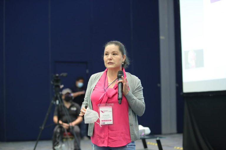 Celia Palacios Mora,  integrante del Comité Técnico para el Seguimiento y Evaluación de los Trabajos de Distritación Nacional.