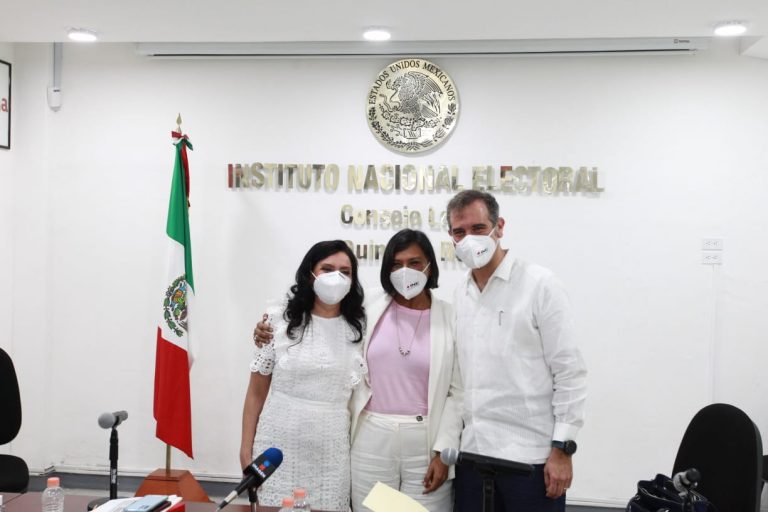 Reunión con la estructura del OPLE en Quintana Roo.