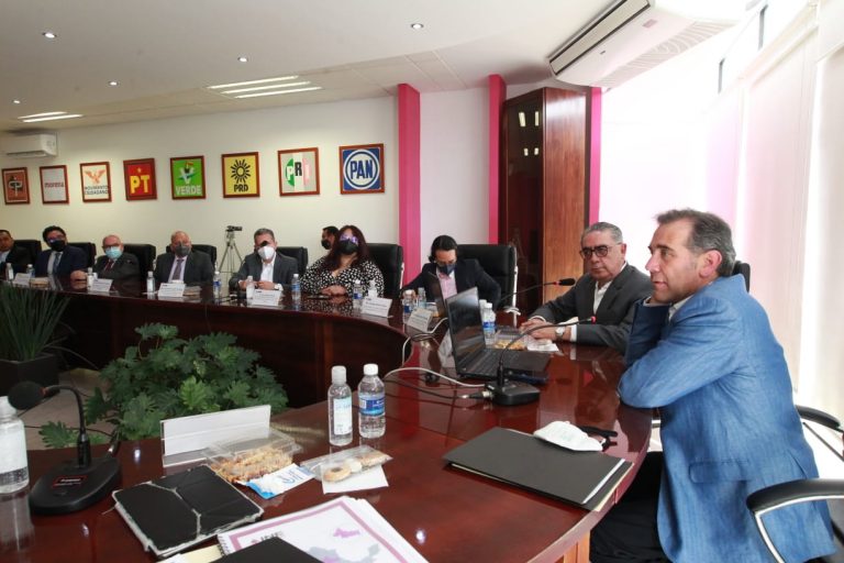 Reunión en la Junta Local de San Luis Potosí.