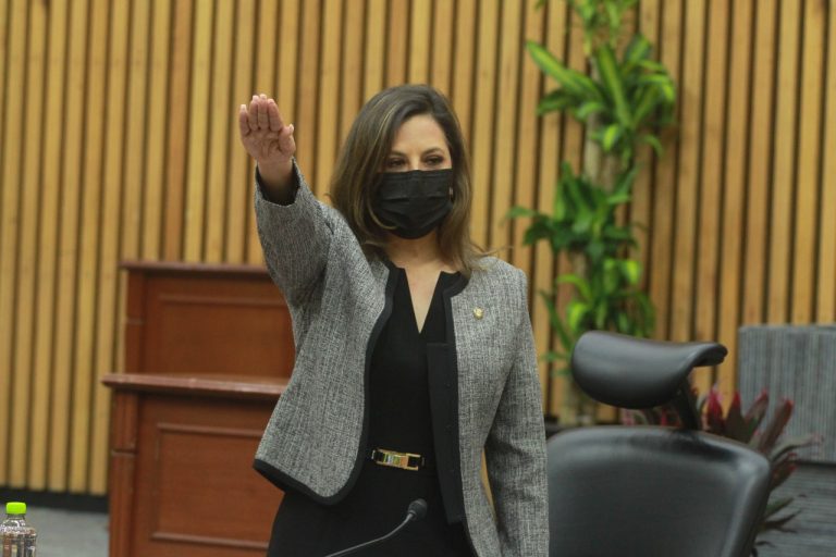 Toma de protesta de Gina Andrea Cruz Blackledge como  Consejera suplente del Poder Legislativo por la fracción parlamentaria  del PAN
