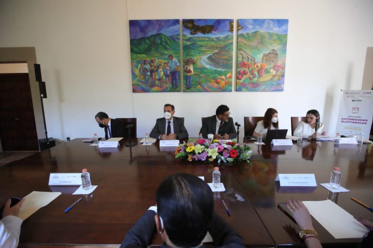Reunión Autoridades Electorales Proceso Electoral 2021-2022.