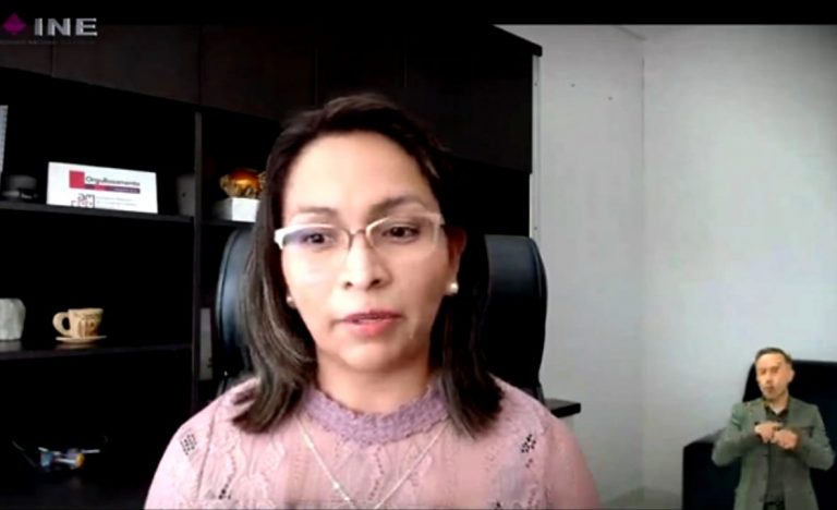 Miriam Saray Pacheco Martínez, Consejera Electoral y Presidenta de la Comisión Permanente de Equidad de Género y Participación Ciudadana del Instituto Estatal Electoral de Hidalgo.