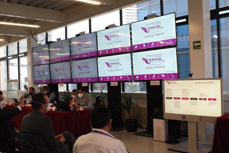 Generación del primer escenario de Distritación local y federal del Estado de México, Nayarit, Querétaro, Tlaxcala y Veracruz.