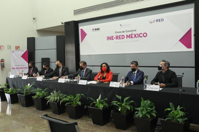 FIRMA DE CONVENIO MARCO DE COLABORACIÓN INE- RED MÉXICO