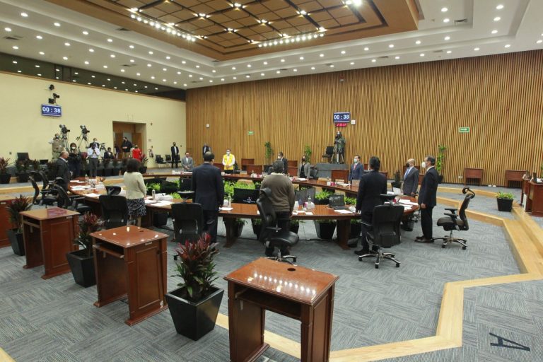 Minuto de silencio por el fallecimiento de la académica Dra. Silvia Gómez Tagle Y Diana Luz Treviño Rangel integrante de la Dirección Ejecutiva de Capacitación Electoral y Educación Cívica.