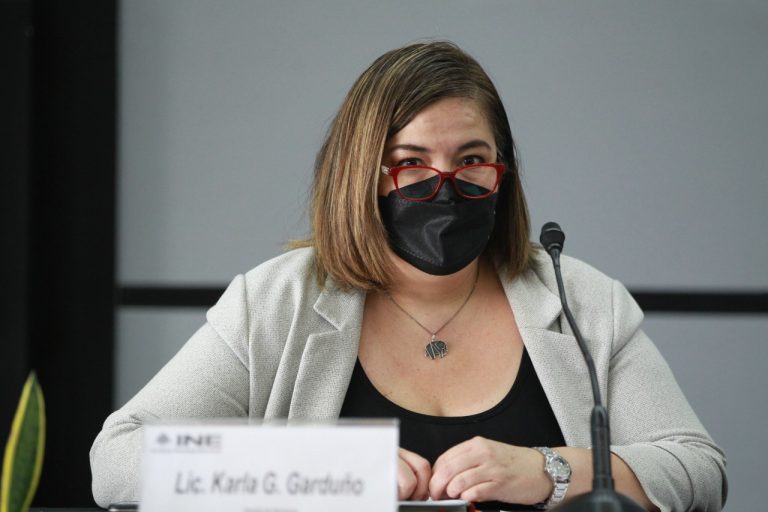 Karla Garduño Moran, Directora de Información de la Coordinación Nacional de Comunicación Social