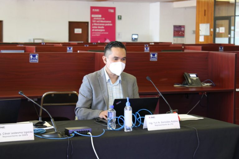 Yuri González Robles, Director de seguridad y control Informático del INE.