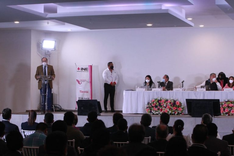 Foro de Distritación Electoral Nacional, realizado en el estado de Tlaxcala.