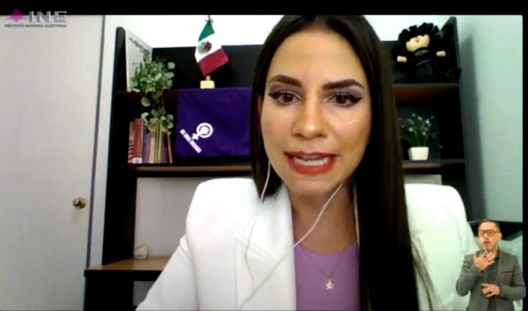 Hilda Yolanda Hermosrillo Hernández, Diputada y Presidenta de la Comisión de Igualdad Política  y no Discriminación del Instituto Estatal Electoral Aguascalientes.