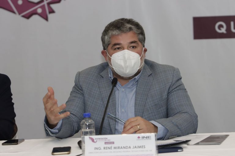 René Miranda Jaimes, Director Ejecutivo del Registro Federal de Electores del INE.