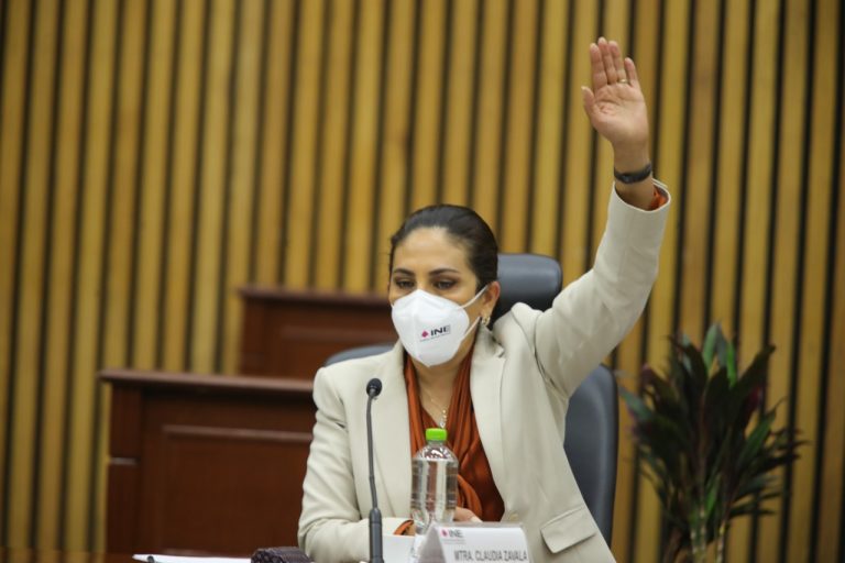 Claudia Zavala Pérez, Consejera Electoral.