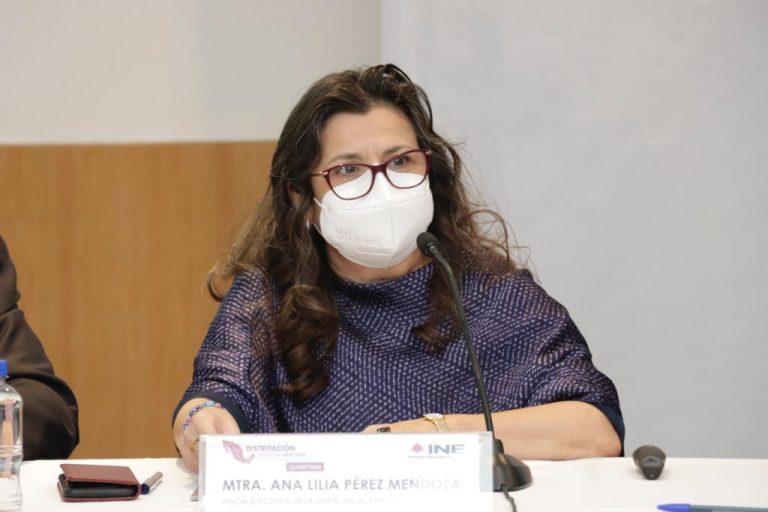 Ana Lilia Pérez Mendoza, Vocal Ejecutiva de la Junta Local del INE en el estado de Querétaro.