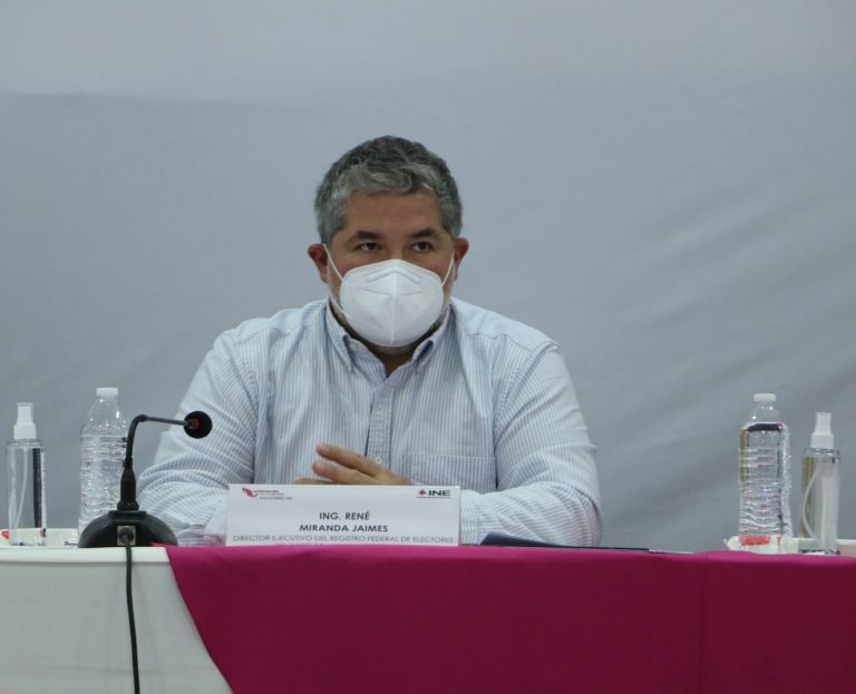 René Miranda Jaimes, Director Ejecutivo del Registro Federal de Electores del INE.